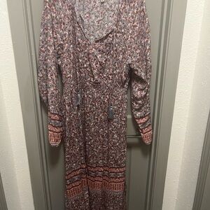 Floral Long Sleeve Dress